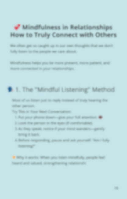 The Mindfulness Guide